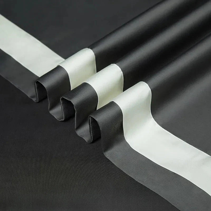 One-Line Duvet Cover Set – 1200 TC Egyptian Cotton with Elegant Border Detail