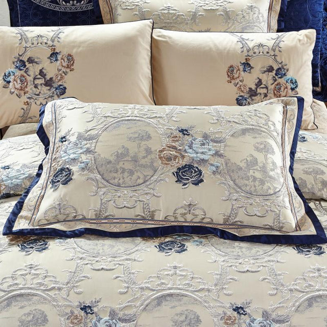 Oriental Jacquard Duvet Cover Set – Timeless Luxury & Oriental Elegance