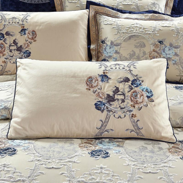Oriental Jacquard Duvet Cover Set – Timeless Luxury & Oriental Elegance