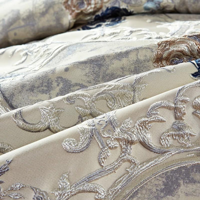 Oriental Jacquard Duvet Cover Set – Timeless Luxury & Oriental Elegance