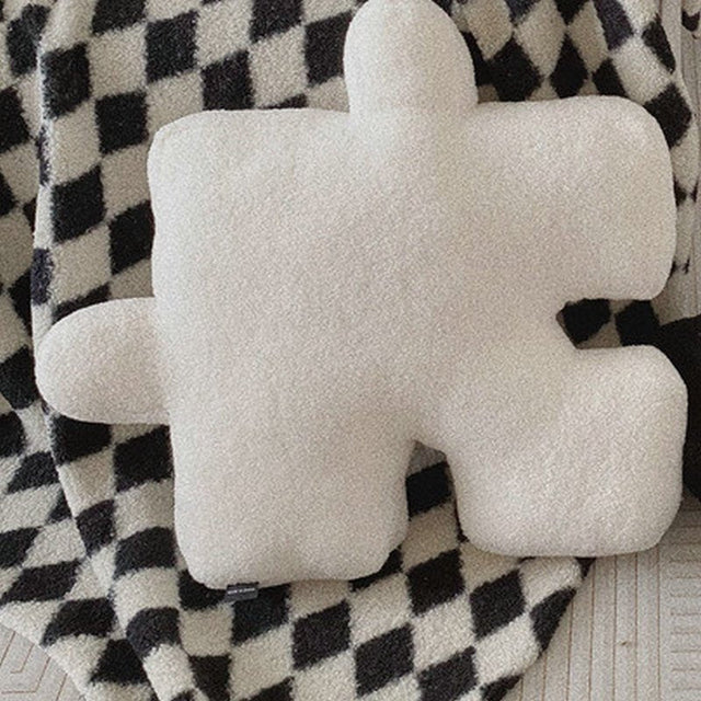 Plush Building Block Puzzle Comfort Cushion 55x55cm