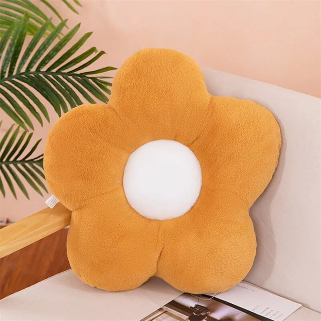 Plush Flower Shaped Soft Cushion for Cozy Home Decor