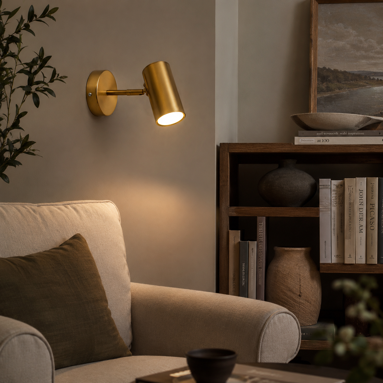 Nordic Adjustable LED Wall Light – Matte Black or Gold Swing-Arm Sconce
