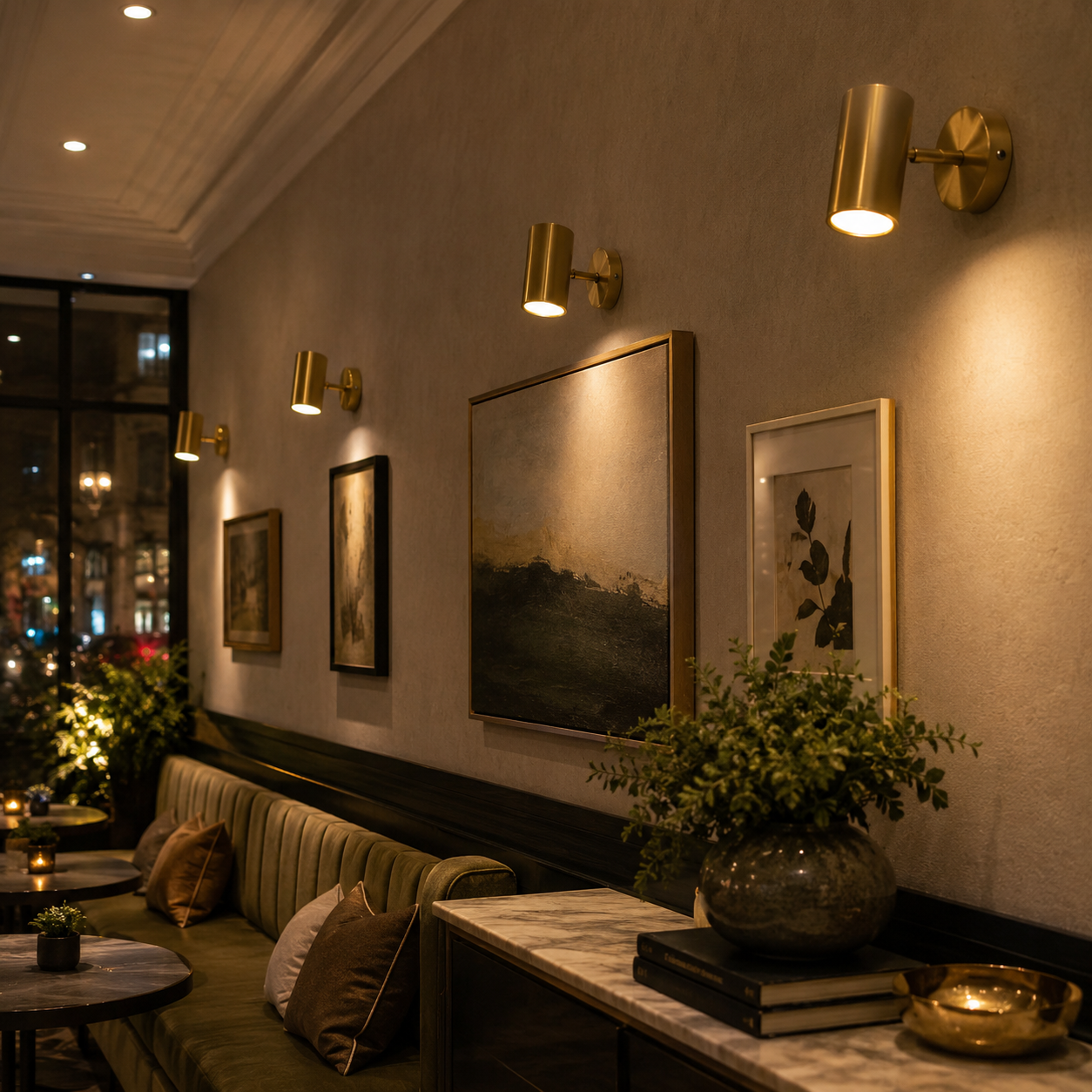 Nordic Adjustable LED Wall Light – Matte Black or Gold Swing-Arm Sconce
