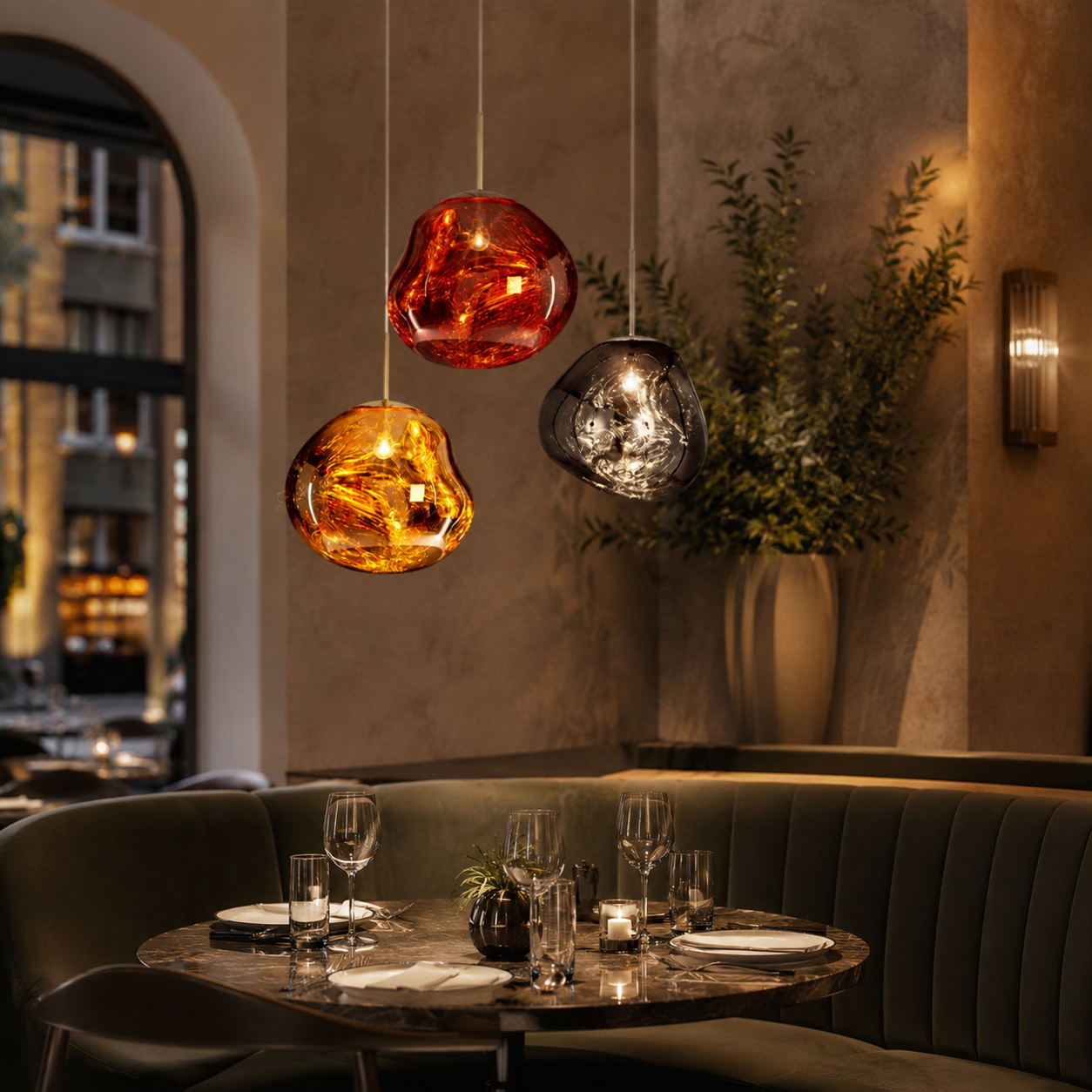 Melt Modern Pendant Light – Designer Statement Ceiling Light