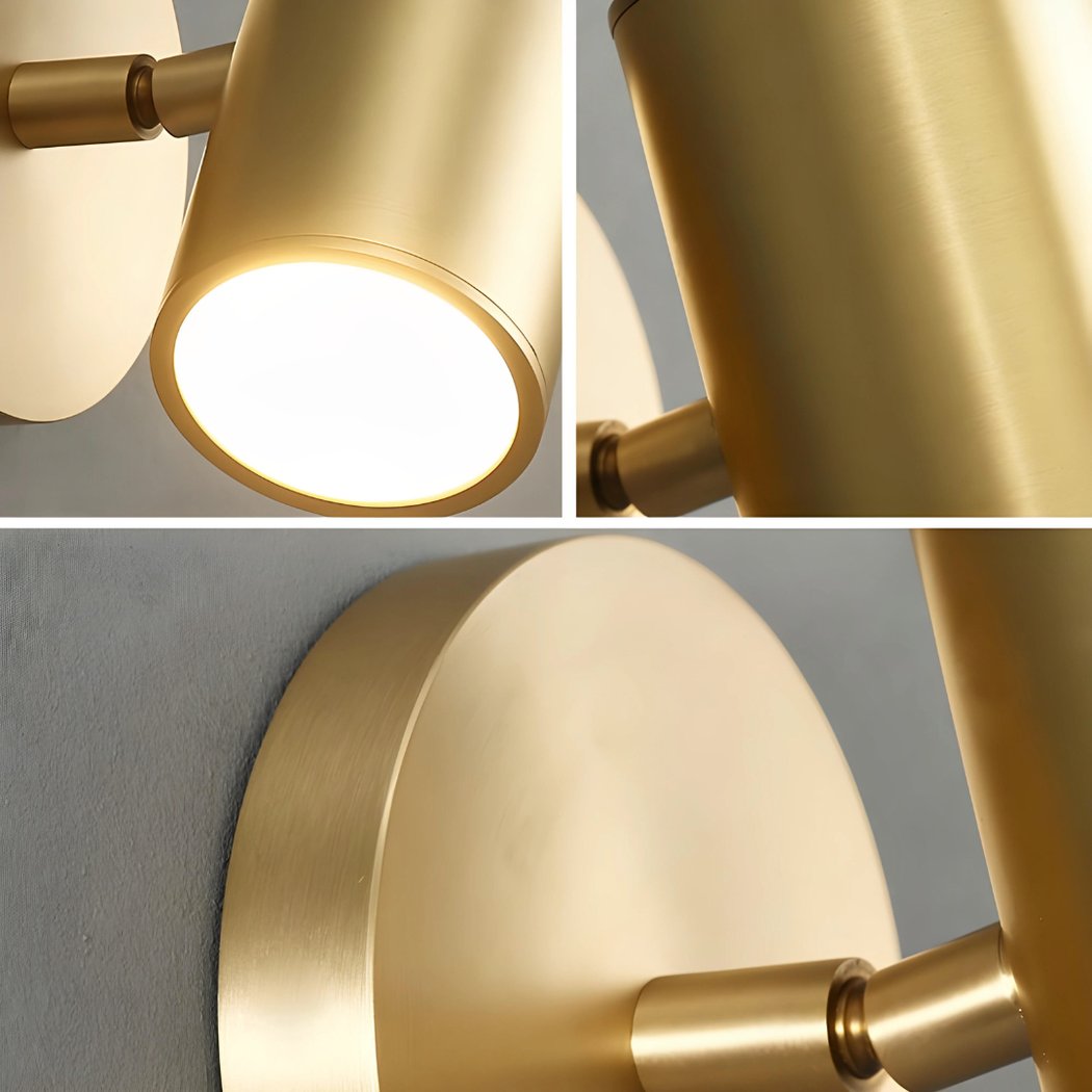 Nordic Adjustable LED Wall Light – Matte Black or Gold Swing-Arm Sconce