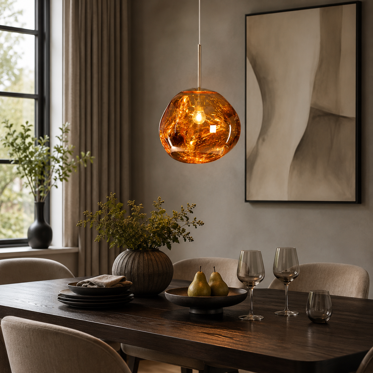 Melt Modern Pendant Light – Designer Statement Ceiling Light