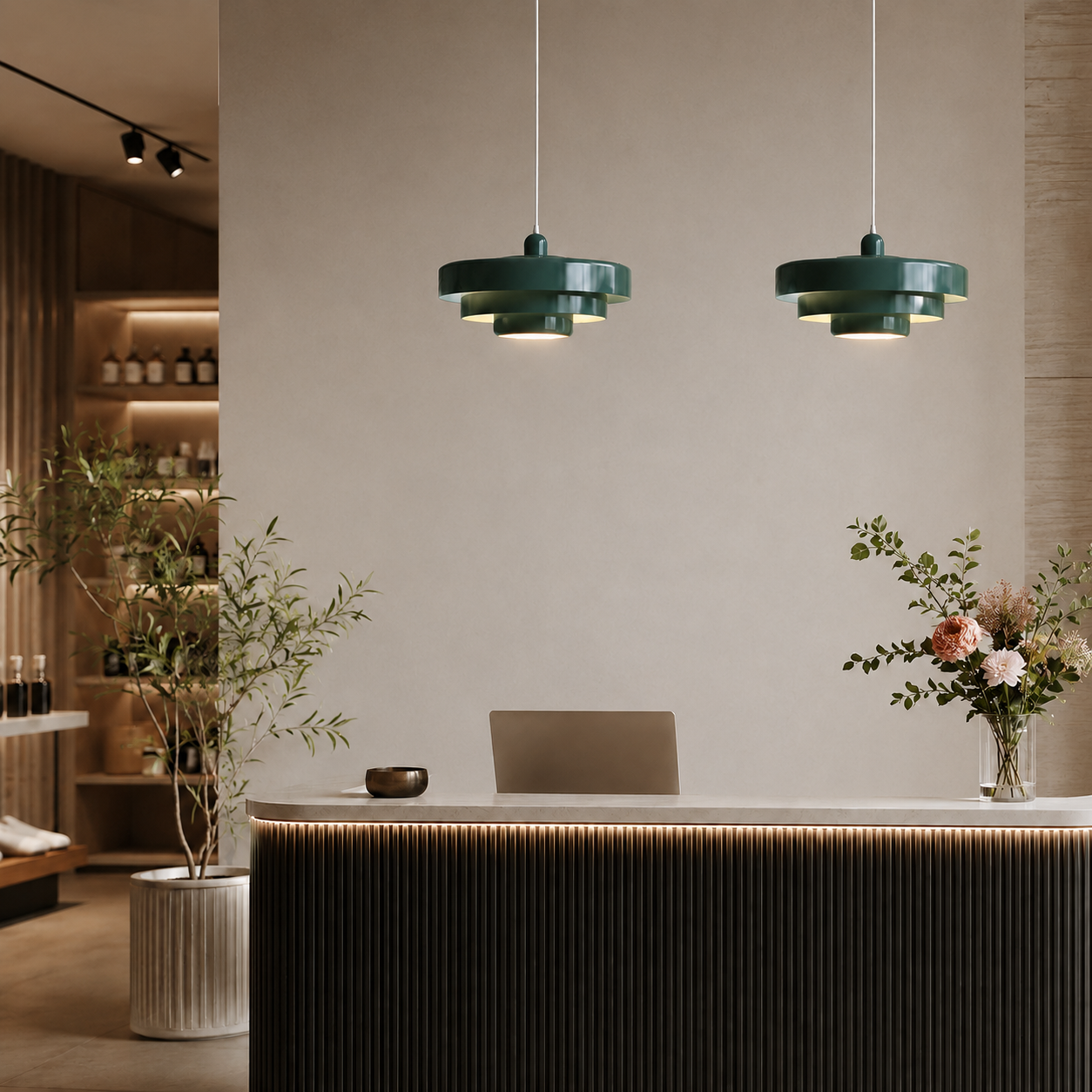 Mid-Century Tiered Pendant Light, Retro Ceiling Lamp for Dining