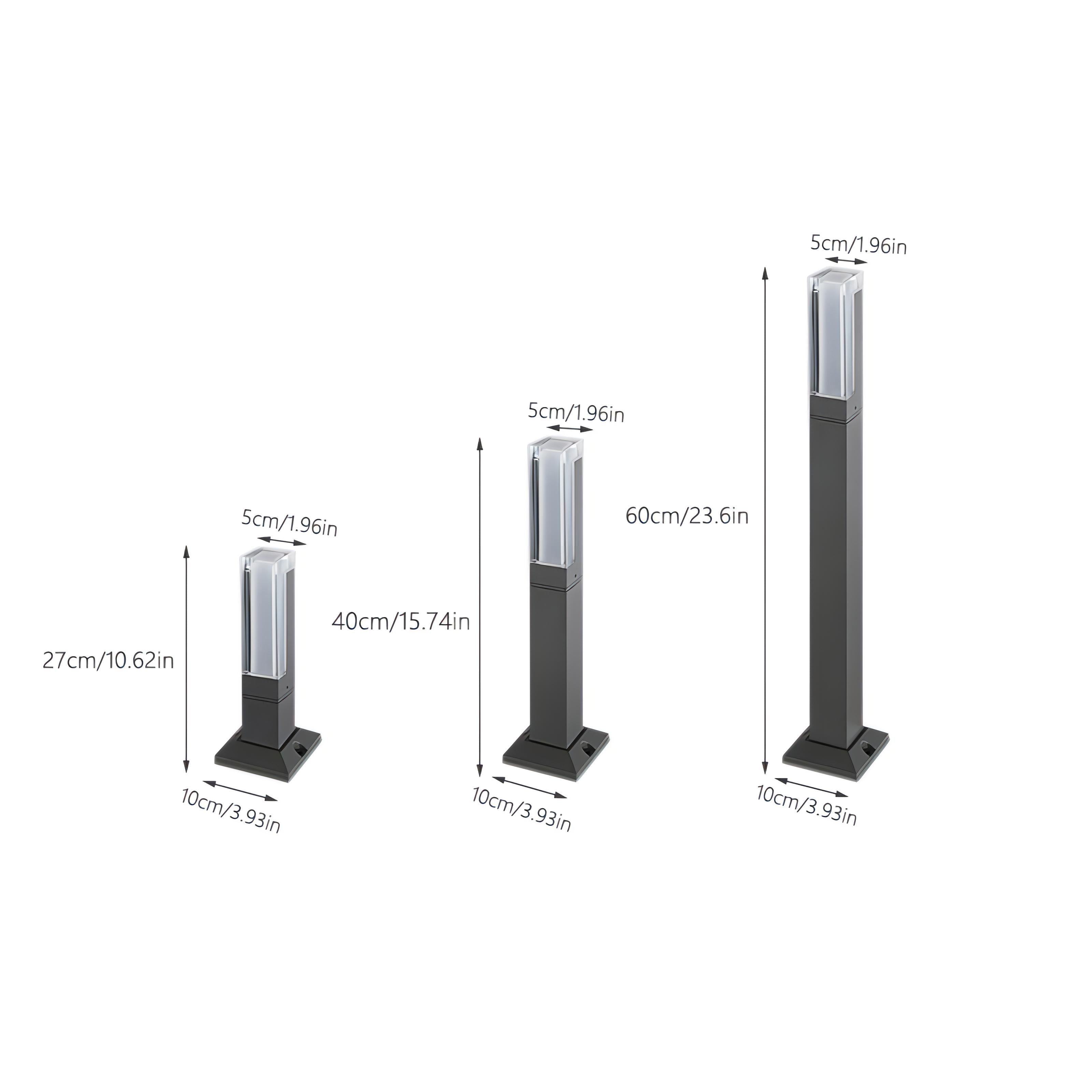 Tora - Waterproof IP65 10W Aluminum Lawn Pathway Light