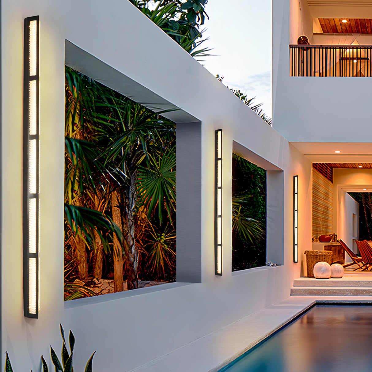 Adil - Modern Villa Outdoor Light Bar IP65 Weatherproof Design