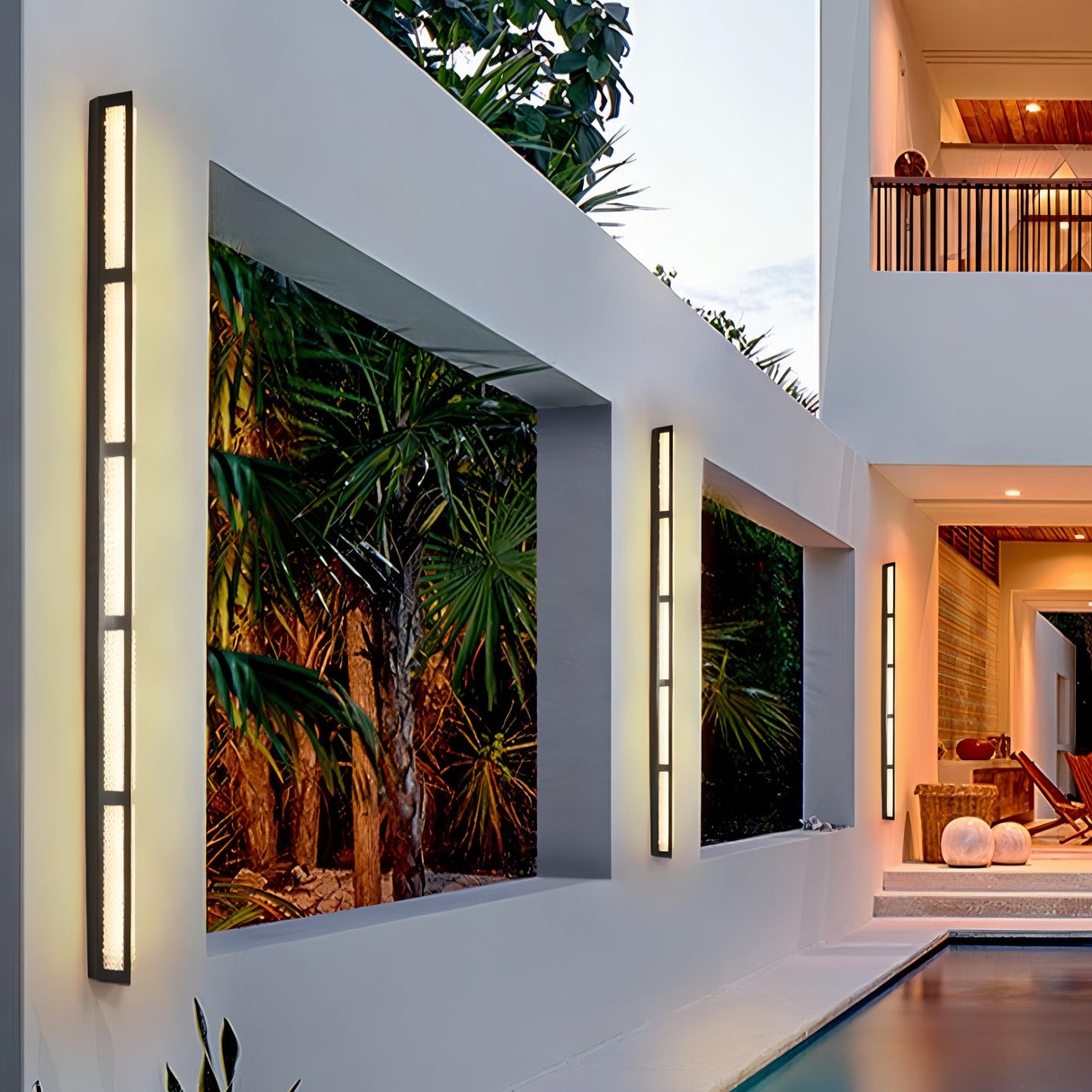 Adil - Modern Villa Outdoor Light Bar IP65 Weatherproof Design