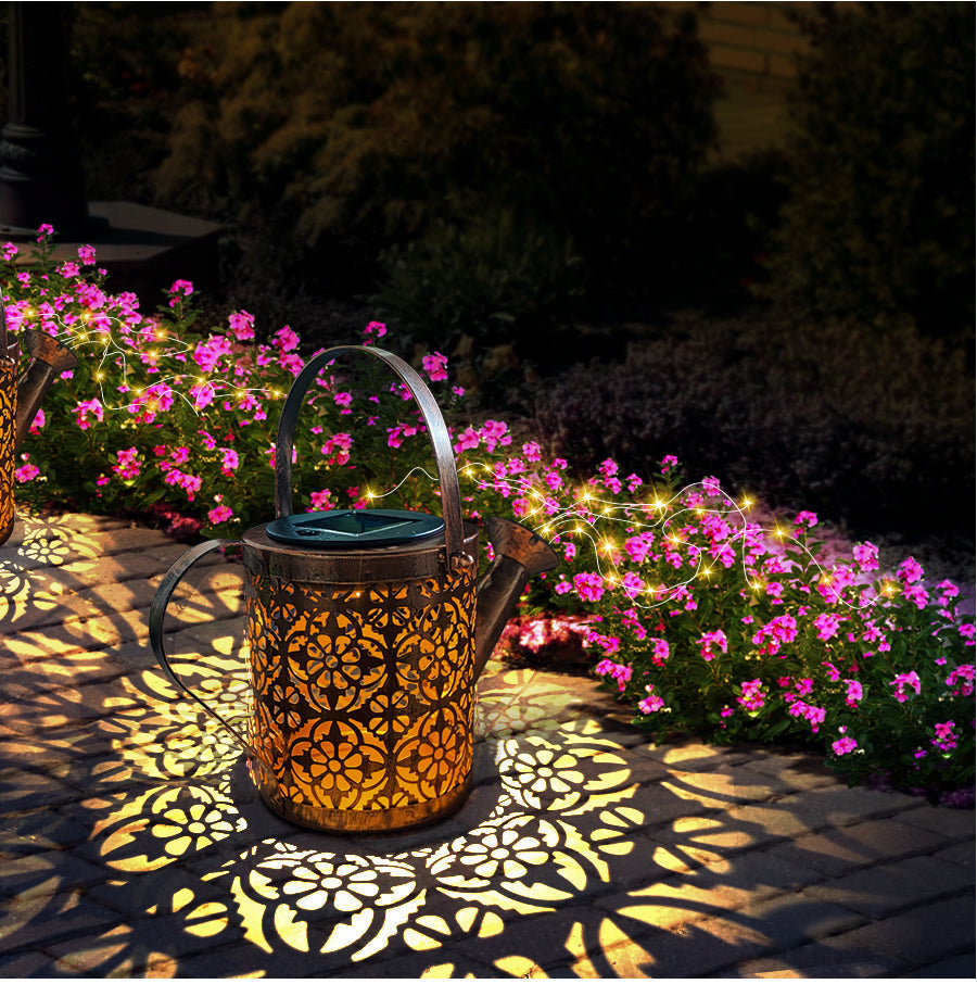 Solar Waterfall Garden Light – Elegant Decorative Design