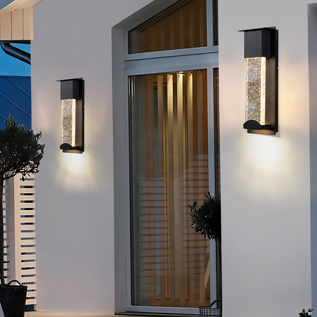 Dewey - Waterproof Modern Sparkle Outdoor Wall Light Design