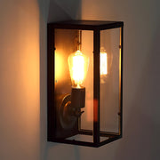 Finch - Outdoor Glass Box Wall Lamp with IP54 Protection