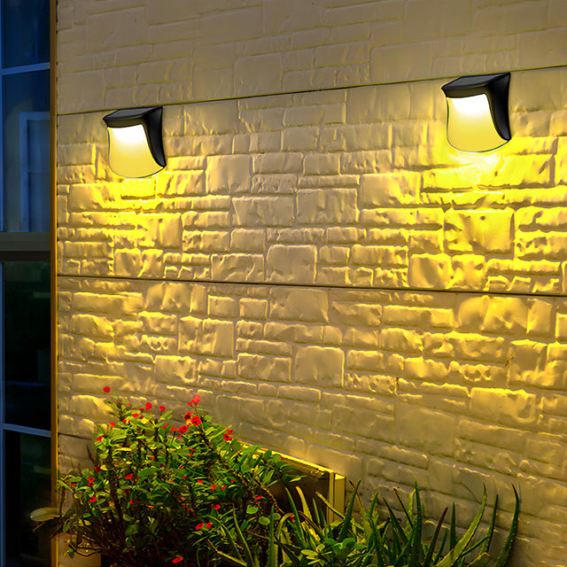 Eshita - On/Off Solar Outdoor Wall Light Waterproof IP65