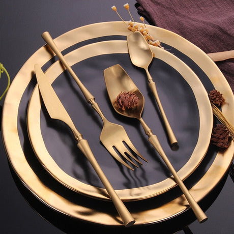  Venice Gold Cutlery Set-1