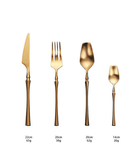  Venice Gold Cutlery Set-5