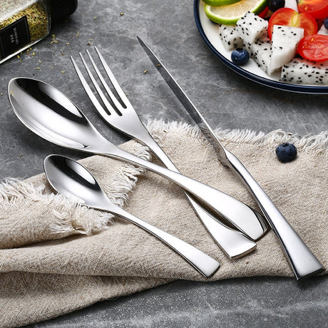  Jet Silver Cutlery Set-5