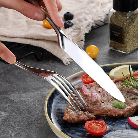  Jet Silver Cutlery Set-6