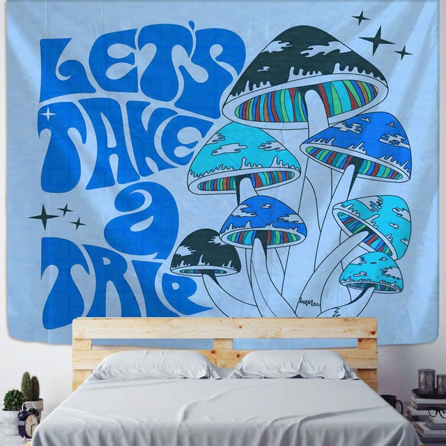 Psychedelic Bohemian Style Tapestry Wall Hanging 100% Polyester