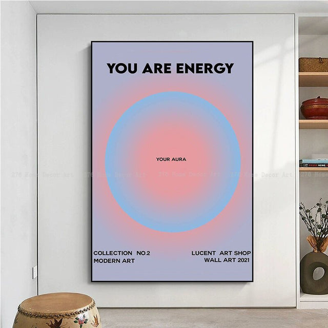Psychedelic Energy Meditation Posters for Peaceful Decor