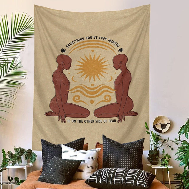 Psychedelic Mandala Tapestry Wall Hanging 100% Polyester