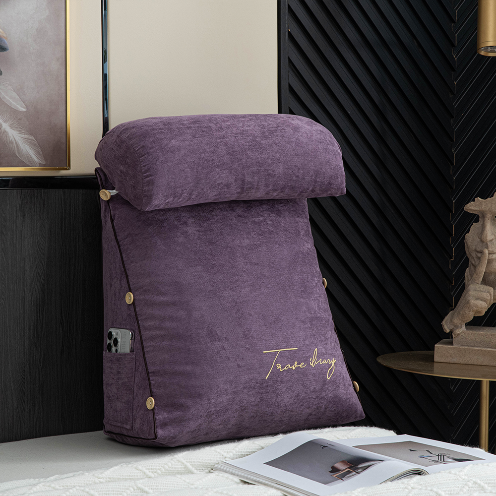 Luxury Backrest Reading Pillow with Adjustable Support