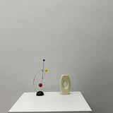 Quirky Desk Balance Mobile Decoration in Metal Design