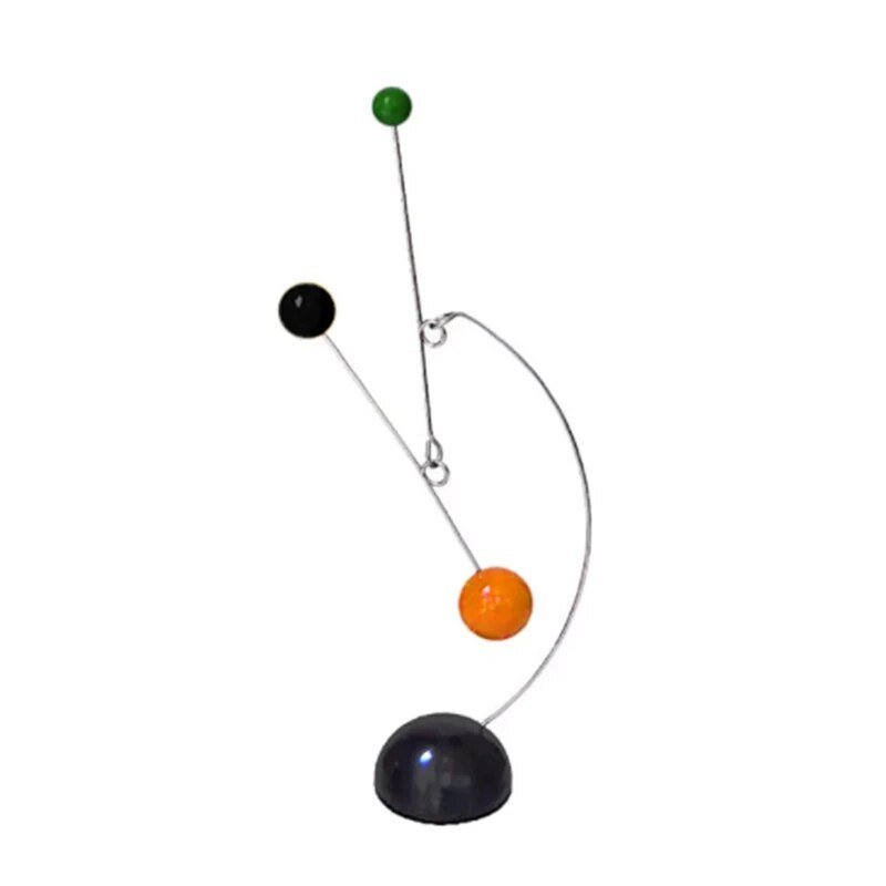 Quirky Desk Balance Mobile Decoration in Metal Design