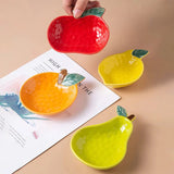 Quirky Fruit Shape Ceramic Sauce Dish for Unique Serving