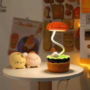 LED Night Light & Pencil Sharpener with Fun Hamburger Design