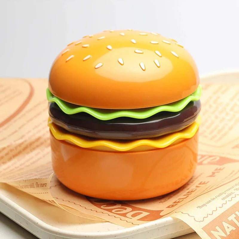LED Night Light & Pencil Sharpener with Fun Hamburger Design