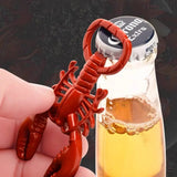 Lobster Shaped Corkscrew Bottle Opener in Zinc Alloy Metal