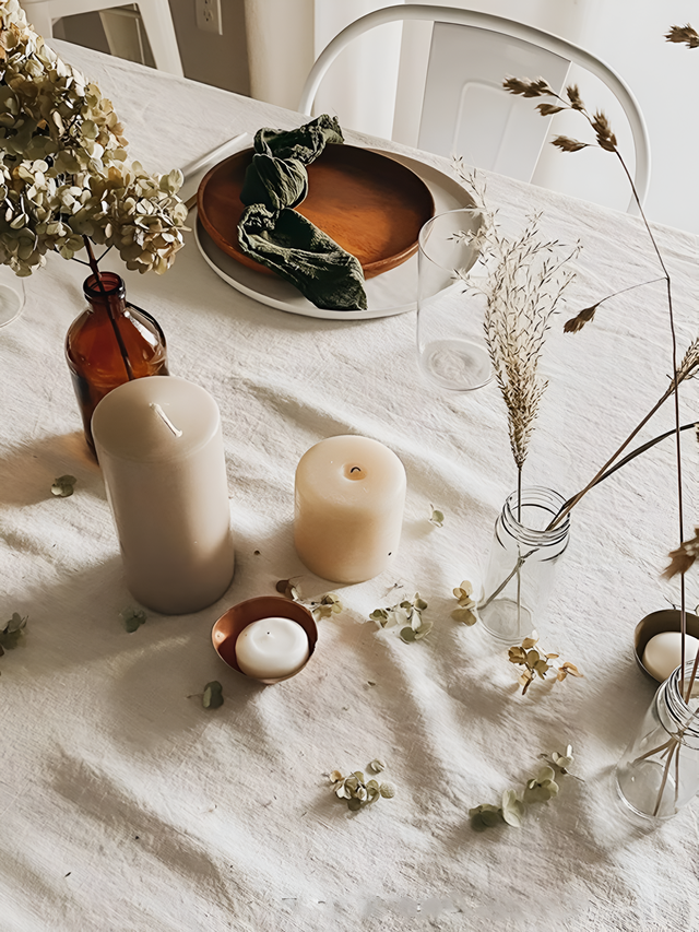 Modern Cotton Linen Table Cover for Elegant Dining