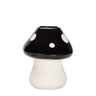 Red and Black Mushroom Shape Ceramic Vase for Home Decor