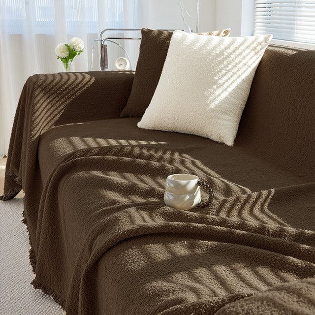 Cozy Winter Style Sofa Cover - Modern, Stylish & Durable Sofa Protection