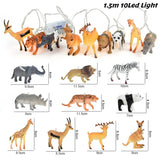 SafariGlow – 1.5m Animal Garland LED Lights for Playful Celebrations