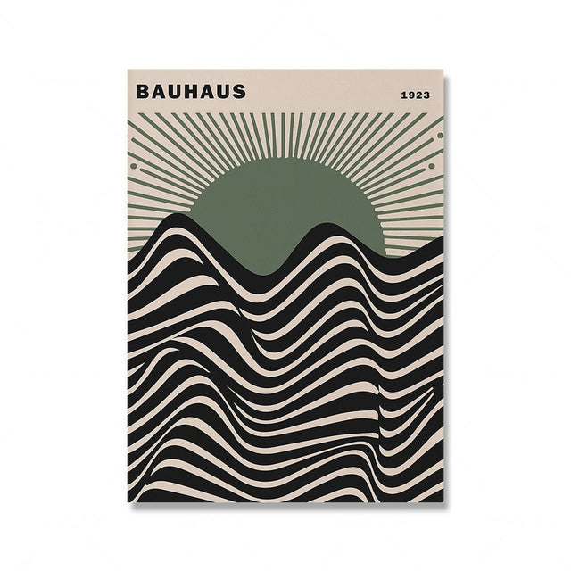 Sage Green Matisse Yayoi Kusama Exhibition Canvas Print