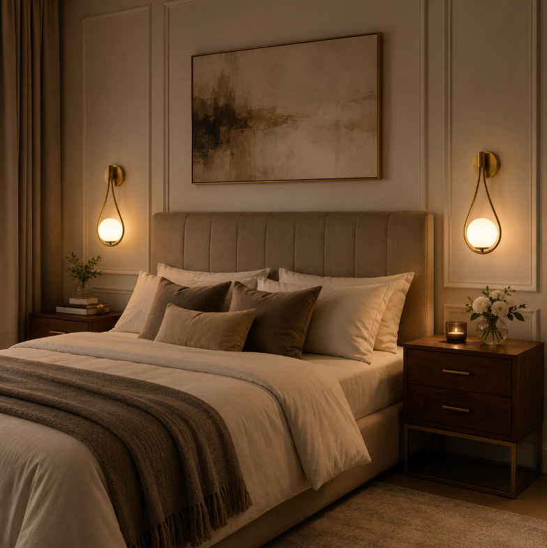 Teardrop Glass Ball Wall Sconce, Modern Nordic Wall Light