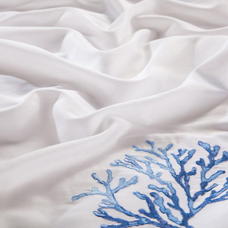 Luxury Embroidered Duvet Cover Set – 100% Egyptian Cotton