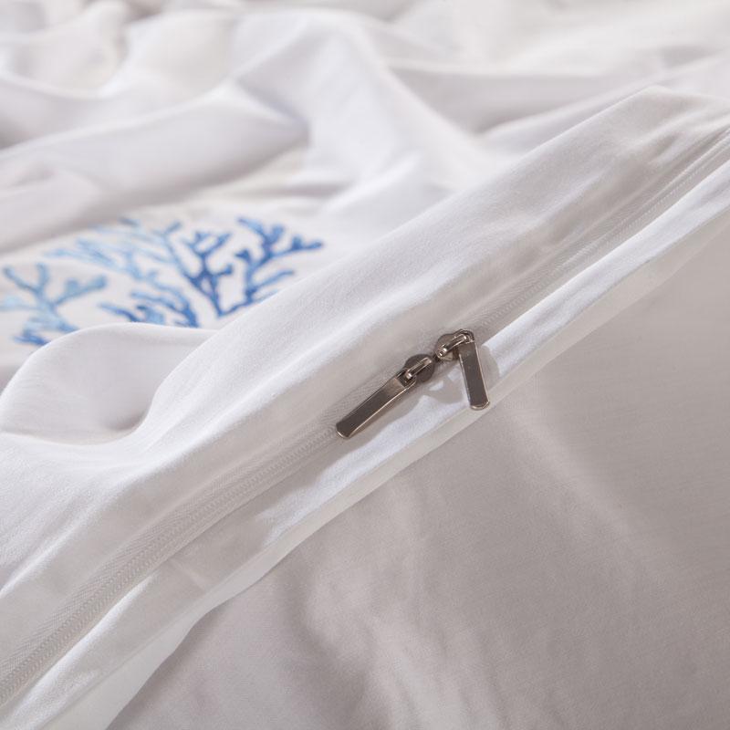 Luxury Embroidered Duvet Cover Set – 100% Egyptian Cotton