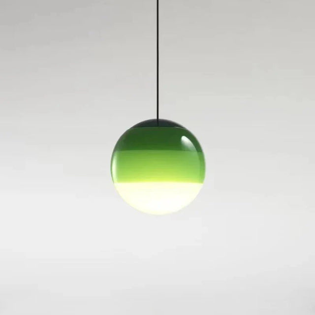 Seven Colour Gradient Glass Pendant Light