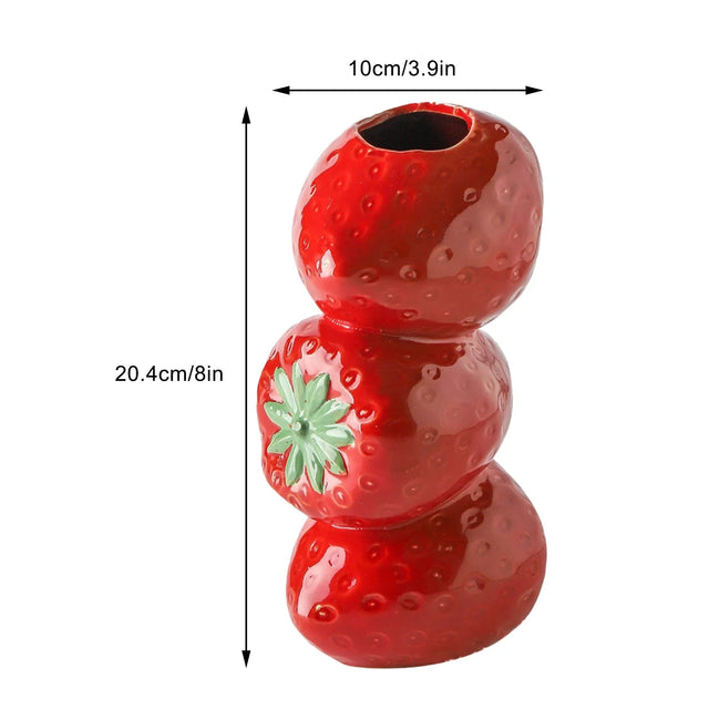 Simulated Fruit Vase Ceramic Modern Decorative Piece