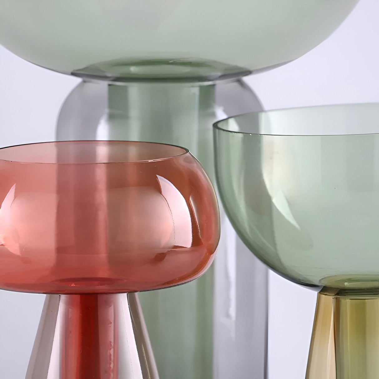 Small Glass Hydroponic Vase for Modern Tabletop Decor
