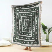 Snake Eye Design Sofa Blanket for Cozy Home Decor