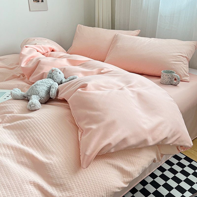 Solid Pastel Colour Bedding Set