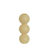 Stylish Ivory Coloured Candle Holders - Handmade Glass Decor