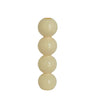 Stylish Ivory Coloured Candle Holders - Handmade Glass Decor