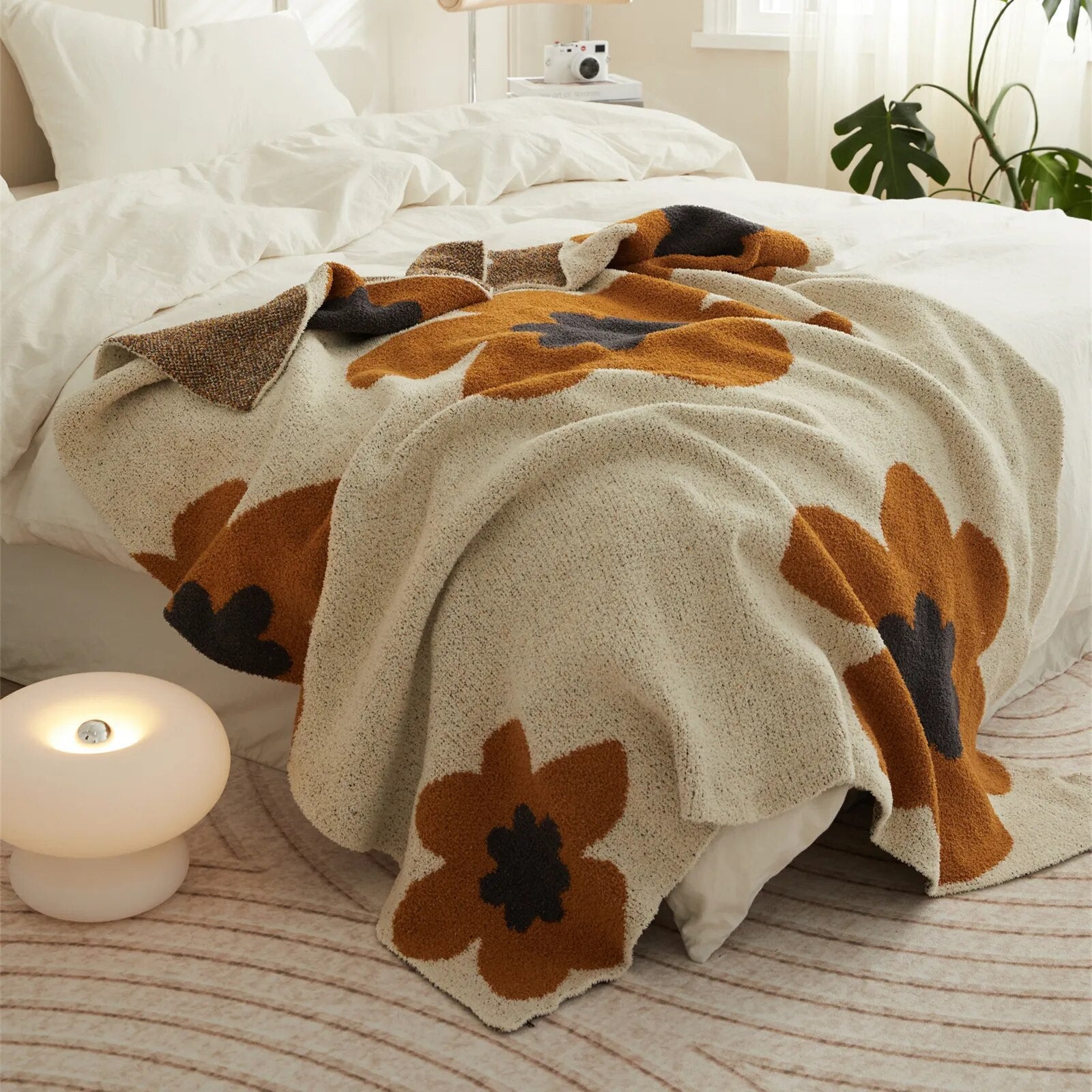 Super Soft Cosy Floral Pattern Blanket for Ultimate Comfort