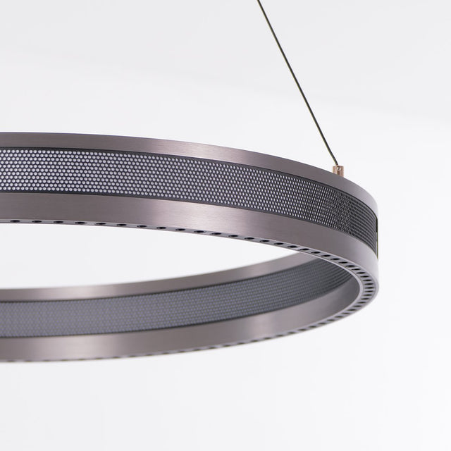 Titan Rings Chandelier – Bold Industrial Ceiling Light with Multi-Illumination & LED Options